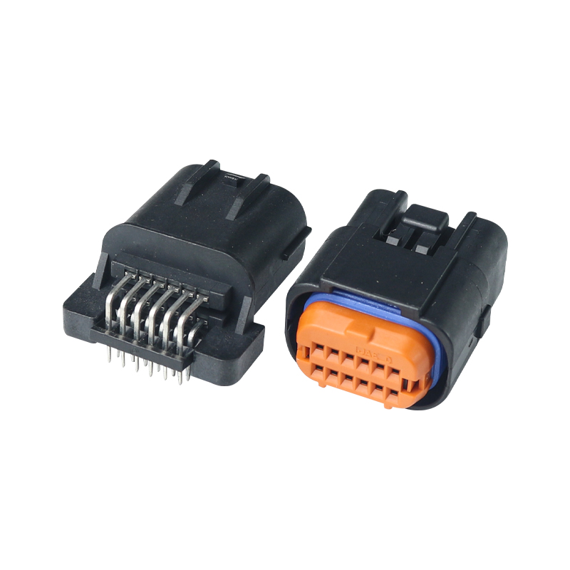 JAE型MX23A12SF1国产汽车连接器12P防水插头针座接插件MX23A12NF1